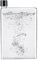 Bouteille D'Eau Plate 750 Ml A5 en Plastique RéUtilisable, A5 Bouteille D'Eau Plate éTanche pour L'éCole, Les ActivitéS En Plein Air, La Gym, Le Cyclisme, La RandonnéE (Transparent)