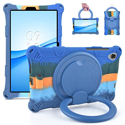 KATUMO Silicone Rotating Case For Lenovo Tab M8 4th Gen 8 inch (TB300FU)/ Tab M8 3rd Gen (TB-8506F)/ Tab M8 HD (TB-8505F/X)/ M8 FHD (TB-8705F/N) Soft Rubber Portable Cover Case Kids