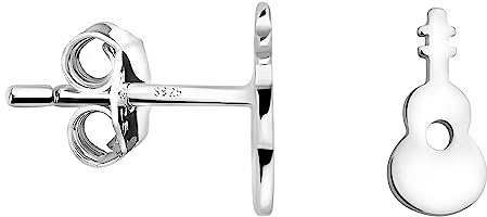 SOFIA MILANI - Damen Ohrringe 925 Silber - Gitarre Ohrstecker - E2208