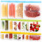 SPLF 20 Pack BPA FREE Reusable Freezer Bags Dishwasher Safe, Reusable Ziplock Bags(4 Gallon + 8 Sandwich + 8 Snack), Leakproof Silicone and Plastic Free for Food Lunch Travel Item