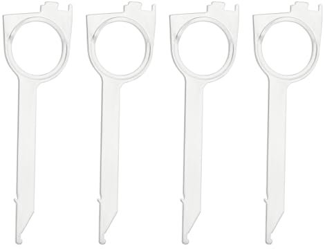 LT Easiyl 4pcs Car Radio Removal Tool Key Vertical Unlocking Slots Radio Removal Key Compatible with Audi A4 Compatible with Becker Compatible with JVC