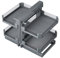 Armoire d'angle aveugle, organisateur d'armoire extractible, organisateur de placard extensible avec tiroir de rangement coulissant pour la maison, la cuisine, la salle de bain 800frame