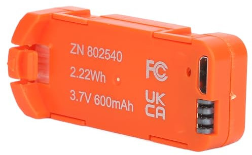 RC Drone Battery, Lightweight 3.7V 600mAh Lithium Battery Remote Control UAV Battery RC Drone Accessories for LSRC XD1
