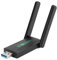 Dongle WiFi USB 3,0 de Alta Ganancia de 1300Mbps, Adaptador WiFi de Doble Banda de 2,4GHz/5GHz para PC/Escritorio/portátil, Compatible con 11/10/8/7/Vista/XP
