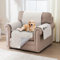 BellaHills Sofabezug 1 2 3 4 Sitzer, 100% Wasserdicht Sofa Auflage Pets Dog Couch Überzug Anti-rutsch Universal Sofa Überzug, 1 Sitzer (51x55cm), Beige