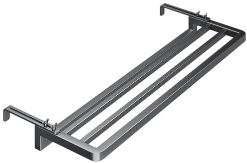 Over Radiator Clothes Airer Rack, 3 Bars Radiator Dryer Rack, Clothes Airer Radiator, Radiator Hangers For Drying Clothes, Adjustable Wall Spacing For Heater Thickness 1-16cm, Widened 25cm,Gray,40cm