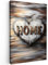 MuchoWow© Leinwandbild 60x90 cm Dekoration Wohnzimmer Bilder Pictures Wall Decoration Living Room Wohnungs Deko Moderne Bild Zuhause - Herz - Holzoptik - Liebe