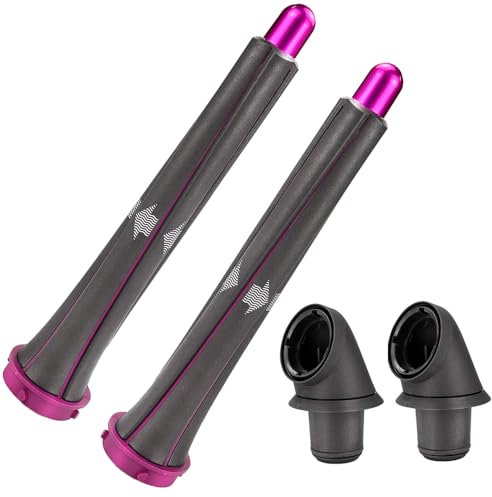 Accessoires pour cheveux compatibles avec les sèche-cheveux Dyson (2 bigoudis de 20 mm + 2 adaptateurs)
