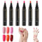 6 PCS Nail Polish Pens,Nail Varnish Pens,Nail Art Pens,Polish Nail Pens,3 in 1 Gel Nail Polish Pen,One Step Nail Gel Pen,Soak Off U-V、LED,for Women Girls