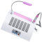Beaupretty 1 Pc lucidatore portatile gel smalti unghie nail primer finger paint macchina asciuga unghie trapano elettrico per unghie lucidatrice per manicure lampada a LED addominali bianca