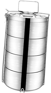 Cabilock Isolierte Stufiger Tragbarer Lebensmittelbehälter Für Schule Büro Und Picknick Auslaufsicher Für Verschiedene Speisen Und Snacks