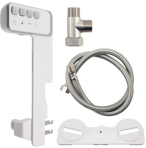 Spalivivre Bidet Toilette WC, Buses Rétractables Autonettoyantes, Conception à Boutons, Pression d'eau Réglable, Embout de Bidet pour Toilettes