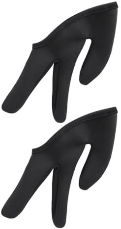 Holibanna 2stücke Drei Finger Handschuhe Zum Haarstyling Hitzebeständige Glätteisenhandschuhe Und Lockenstabhandschuhe Geeignet Für Lockenstab Und Glätteisen Leicht Und Sicher Zu Tragen