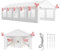 Airfish Tente de Reception 5x10 Imperméable, Résistante au Froid, Tonnelle de Jardin Exterieur UV 50+, Barnum pour Fête de Jardin, Fête de Vacances sous, Mariage Chapiteau, Blanc