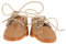 OFFIGAM 1Paar Miniatur Puppenschuhe für Puppen Süßes Design mit Verstellbaren Schnürsenkeln Große Schuhe für Puppen Ankleidefotografie und Präsentationen Zubehör