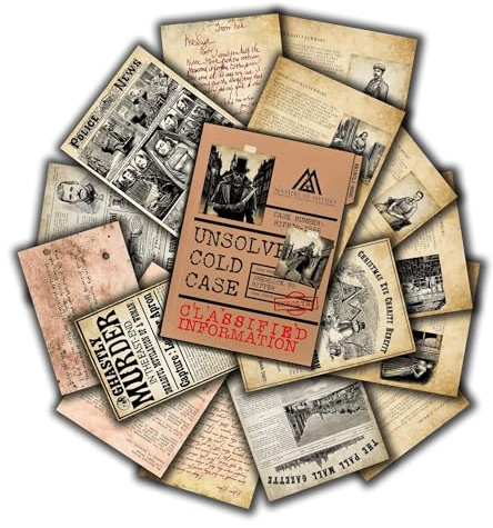 Unsolved Cold Case Files Game - Sherlock v Jack The Ripper Unsolved Murder Mystery
