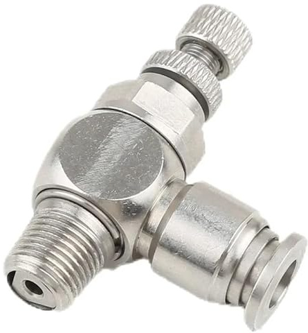 1pc 304 Raccord Pneumatique SL6-M5 1/8-6mm Soupape d'Accélérateur Réducteur de Pression Régulateur SL10-02 SL6-01 SL8-01 SL6-02(SL10-02)