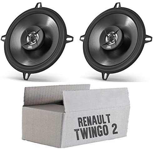 JBL Stage2 524 | 2-Wege | 13cm Koax Lautsprecher - Einbauset passend für Renault Twingo 2 Front Heck - justSOUND