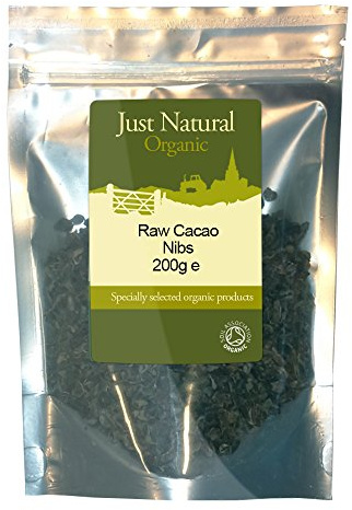 Just Natural Organic Cacao Nibs Raw 200g