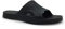 HEVA Shower Slide Open Toe Sandals Mens Bathroom Slippers Beach Indoor House Shoes（11UK 45EU,Black）