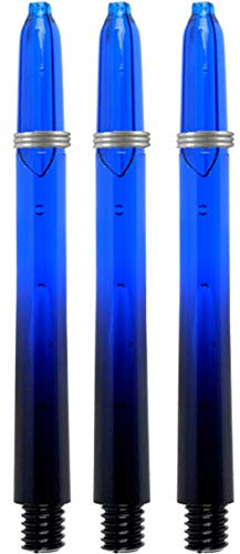 ABC Darts - Dart Schäfte Supergrip Fusion - Medium Blau - 8 sätz Dart Shafts