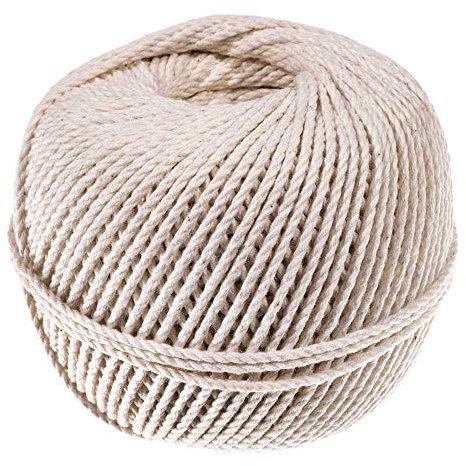 Cable de 3 hebras de algodón – línea Mason, línea de tiza, cuerda de seine – sujeta los nudos de forma segura