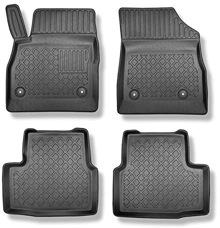 Mossa - TPE Fußmatten Auto kompatibel mit Opel Astra K Sports Tourer (04.2016-2023) - schwarz Automatten Autoteppiche - G