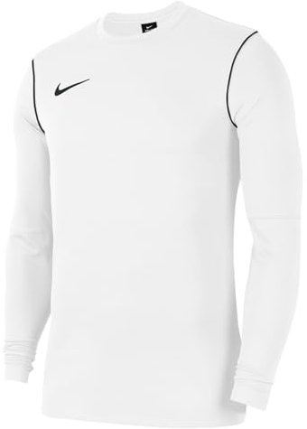 NIKE Camiseta de Manga Larga para niño. Blanco/Negro/Negro XS