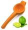 AEX Manual Lemon Squeezer Premium Aluminum Heavy Duty Juice Extractor Single Press Hand Juicer Lime Citrus Fruit Juicer Quick and Effective Juicing Dishwasher Safe (Orange)