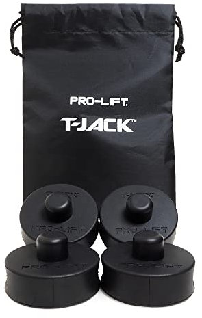 Pro-Lift Tesla Jack Pad - Lifting Adapter for Tyre Repair Rotation - Model 3/S/X/Y Accessories Protect from Car Battery from Damage - 4 Pucks with Storage Bag