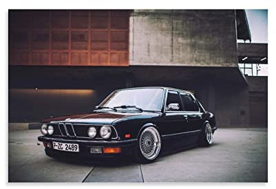 Auto-Poster, Bmw E60 535 Coupé, Leinwand-Kunstposter und Wandkunst, Bilderdruck, modernes Familien-Schlafzimmer, Dekor-Poster, 50 x 75 cm