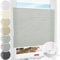 Schuette® Plissee ohne Bohren ● Dolomite Kollektion: Thunder Sky (Grau) ● 80x120cm (Breite x Höhe) ● Suprafix Faltrollo X Klemmfix Rollo ● Blitzschnelle Montage inkl. Video
