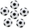 IRYNA Table Soccer Foosballs Replacements 32mm Mini Football Black and White Official Tabletop Soccer Balls Game(6 Pieces)