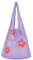 Ovida Fairycore Häkel-Tragetasche, Netzstoff, Hobo-Tasche, Fee, Grunge, ästhetische Umhängetasche, Y2k Geldbörse für Damen und Mädchen, A-Lila mit roter Blume, Einheitsgröße