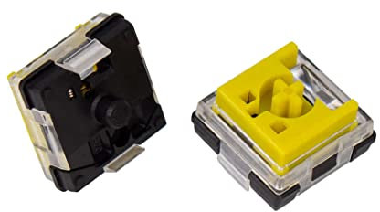 Keychron Switch für Mechanische Tastatur, Low Profile Optical Switch Set Banana 87 STK.