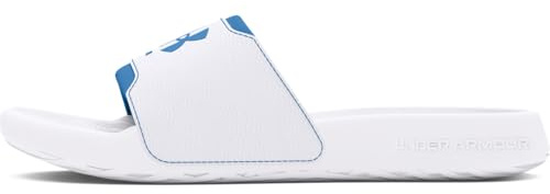 Under Armour Men's Ignite Select Slide Sandal, (101) White/White/Viral Blue, 10 UK
