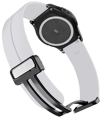 MroTech Cinturino per Samsung Galaxy Watch 4 40mm/44mm Cinturino Galaxy Watch 4 Classic 42mm/46mm, Galaxy Watch 6/6 Classic 43mm 47mm, Galaxy Watch 5/Watch 5 Pro 45mm Cinturino 20 mm Silicone Grigio