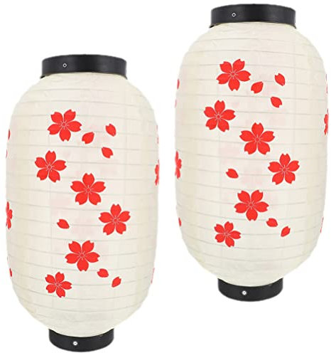 Cabilock 2stücke Japanische Laterne Aus Dekorative Laterne Für Sushi-partys Und Feste Hängelampe Im -design Für Innen Und Außendekorationen