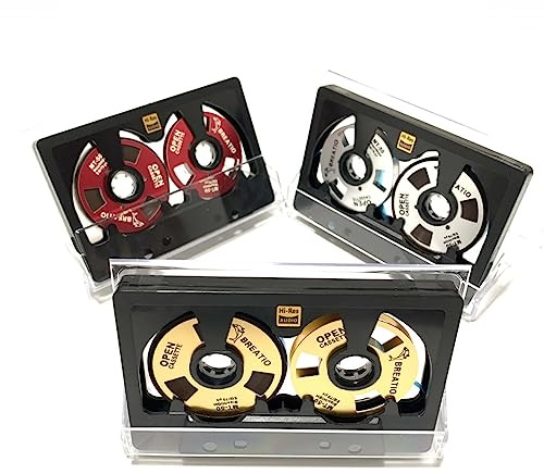 Rohling to Reel Audio-Kassettenband für Musikaufnahmen – Normale Bias Low Noise – 48 Minuten – [3er-Pack Blindbox enthält 3 von 54 Arten Tapes]
