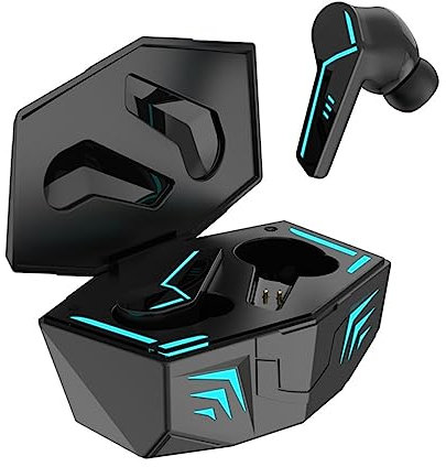 VGEBY Wireless Earbuds, RGB Gaming 5.3 Stable Low Latency Gaming Headphone