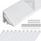 Brollux LED Eckprofil V24 Set 20m (10x2m) Alu Profile 45 Grad Ecke Aluminium für LEDs Strip Lichtleiste ohne Leuchtmittel