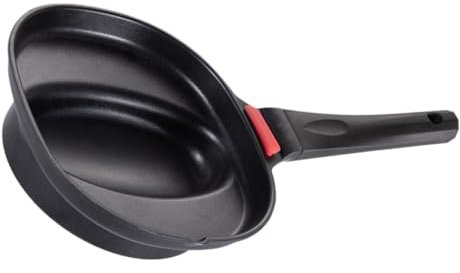 MAGICLULU 1 Pc Pot D'omurice Poêle à Omelettes Omelette Espagnole Oeuf De Fer Cuisinière D'extérieur Poêle à Omelette Antiadhésive Crêpière Wok Chinois Œufs Crêpes Manche En Résine Gaufrier