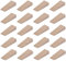cyclingcolors 20x Holzkeile klein türmontage zum basteln breit möbel Türkeile holz Möbelkeile, 55mm x 20mm x 12mm