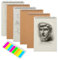 KUIZHEN A6 Spirale Notizblock, 6 Stück Notizbuch A6 Kariert Kraft Cover Collegeblock Schreibblock Kariert Klein Notizblock Journal Tagebuch Schreibblock für Büro und Schule(3 Stil)