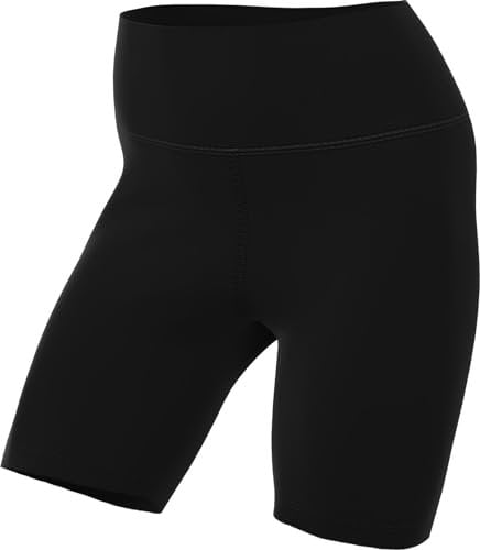 Nike Damen Dri Fit One Hr 8In Shorts, Black/Black, L