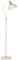 Stehlampe Metall beige mit verstellbarem Arm und Schirm Lennon