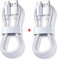 2 pezzi Cavo auto casa da USB-C a USB-A 2.0 a ricarica rapida, velocità 480 Mbps, certificazione USB-IF, per Apple iPhone 15, iPad, Samsung Galaxy, tablet, laptop, 1m, bianco