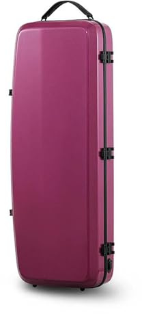 Custodie e borse per strumenti ad arco Custodia Per Viola Rettangolare In Fibra Di Carbonio 4/4-3/4 Taglia 4 Colori Disponibili Cuscinetto Regolabile Per Collo Con Chiusura A Combinazione(Purple)