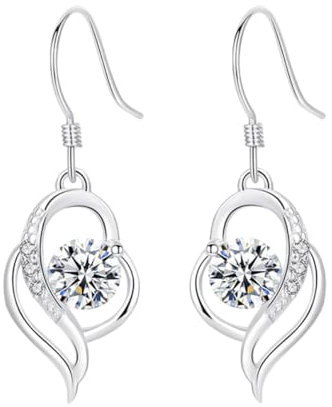 VALICLUD Aretes De Mujer Plata Pendientes De Aro Plata Diseño Elegante Ocasiones