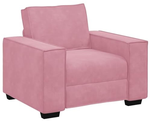 vidaXL Sessel Rosa 100x78x84 cm Samt